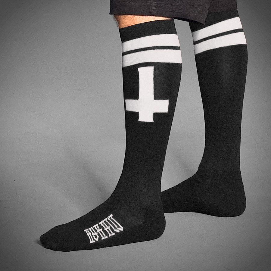 Chaussettes CROSS KNEE WHITE