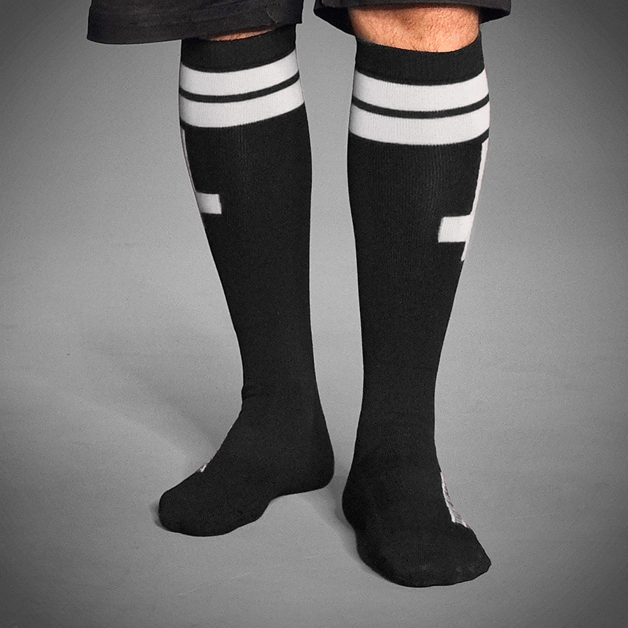 Chaussettes CROSS KNEE WHITE