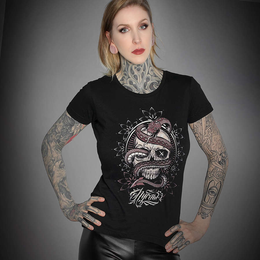 T-shirt femme SNAKE OF DEATH