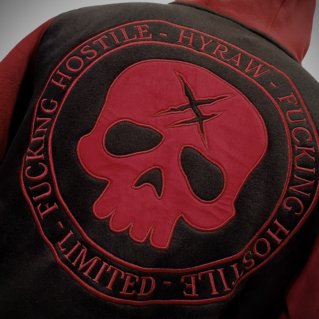 Veste zippée RED SKULL