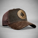 Casquette trucker LEATHER ACE