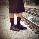 Chaussettes 666 CLASSIC RED