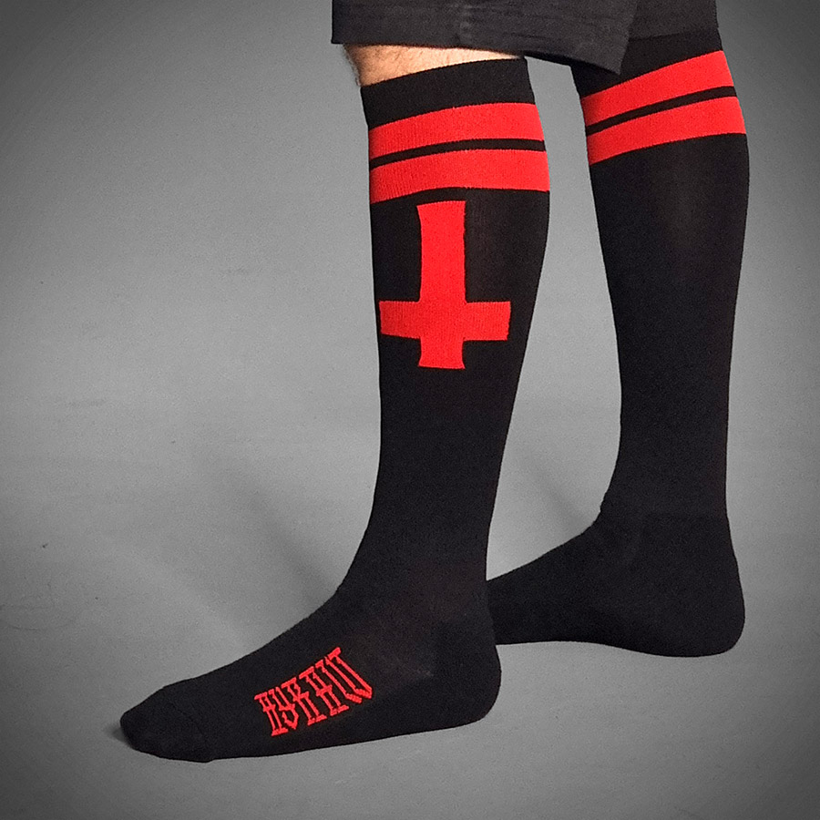 Chaussettes CROSS KNEE RED