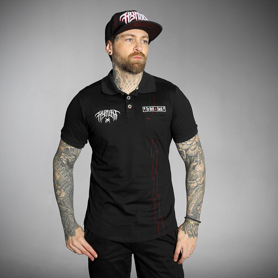 [SP24-M13-B-S] HELL & BACK Polo Shirt (S)