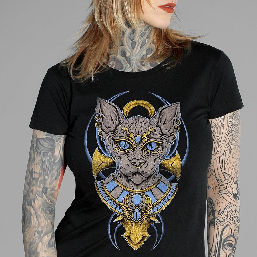 [SU24-W06-F-2XL] BLUE SPHYNX Womens Tee (2XL)