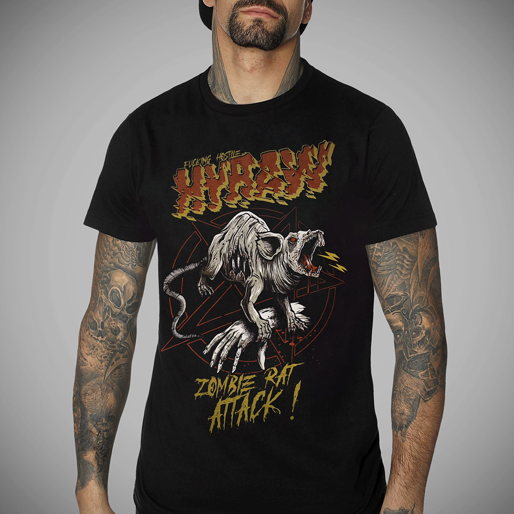 [W24-M02-1] T-shirt ZOMBIE RAT (S)