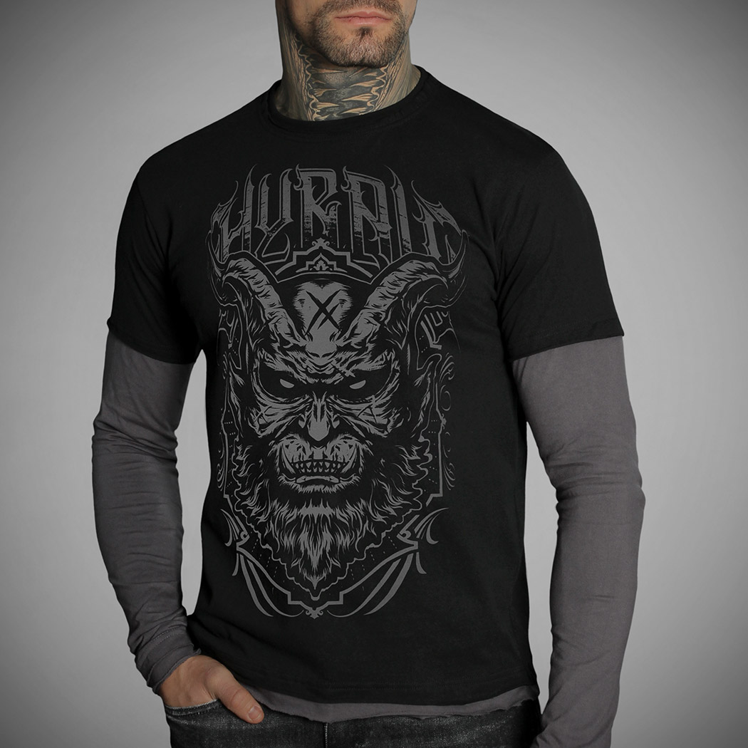 [W24-M12-1] DAEMON long sleeve T-shirt (S)