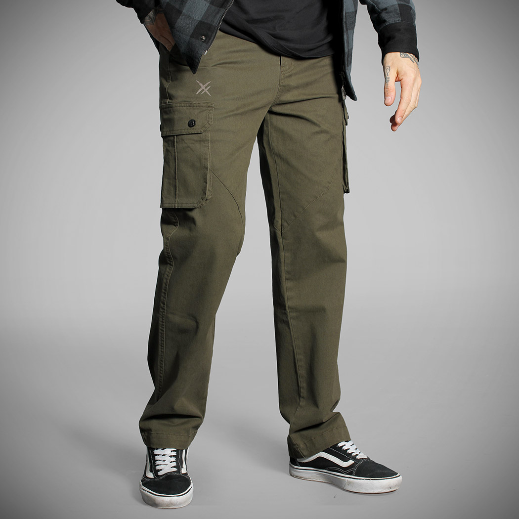 [W24-M28-1] KHAKI BEAT cargo pants (S)