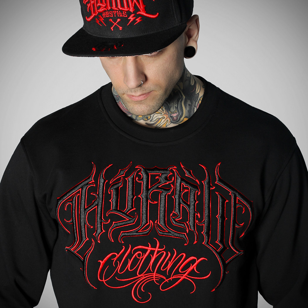 [252SW02-02] Sweat RED CREWNECK (M)