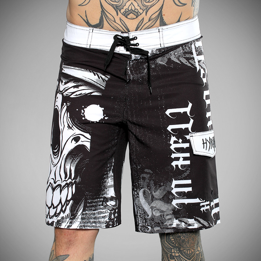 [SU24-M29-D-L] HOSTILE AS FUCK Boardshort (L)