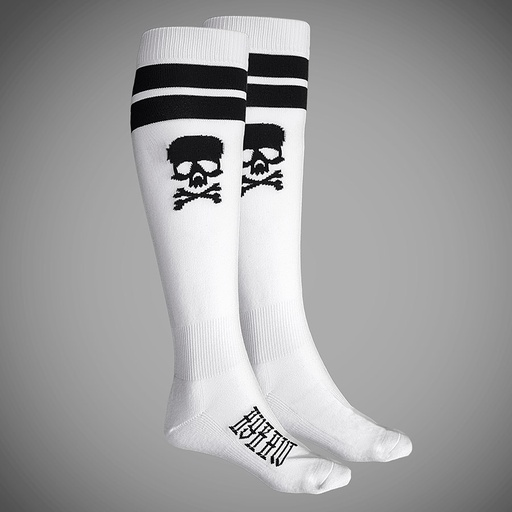 [FW21-A28-SCKS] Chaussettes SKULL KNEE WHITE