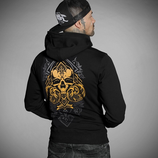 Sweat zippé ACE OF SKULL