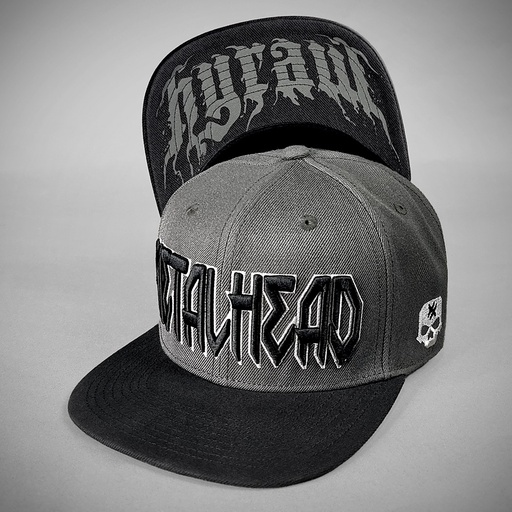 [251HSCA02] METALHEAD Snapback Cap